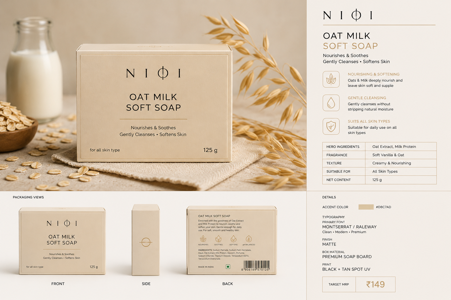 Oat Milk Soft Soap product image